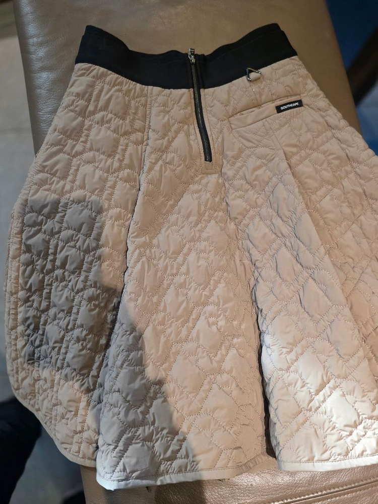 사우스케이프 퀼팅 방한스커트 64사이즈--1