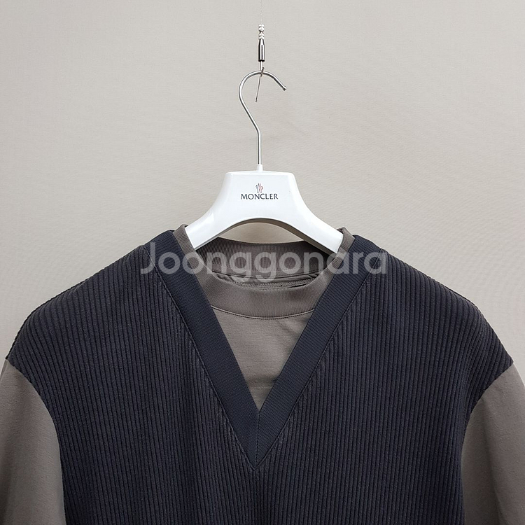 한섬 시스템옴므 2022 레이어드 반팔 티셔츠 100사이즈--2