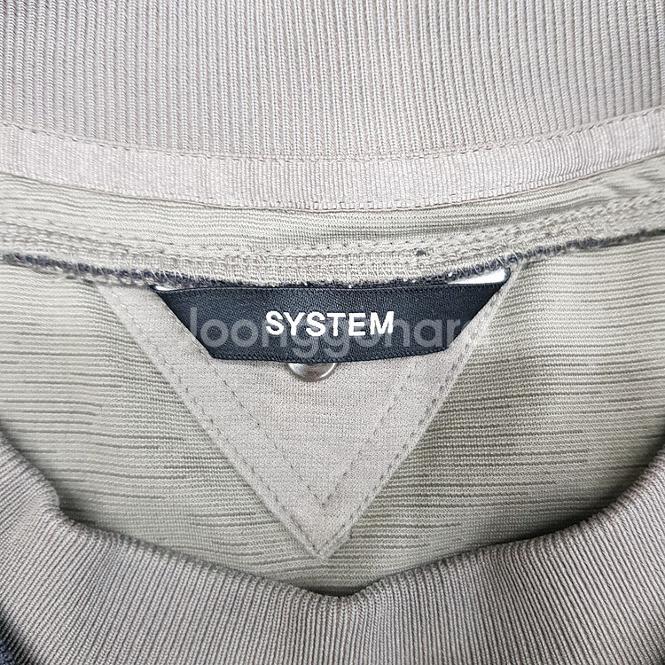 한섬 시스템옴므 2022 레이어드 반팔 티셔츠 100사이즈--6
