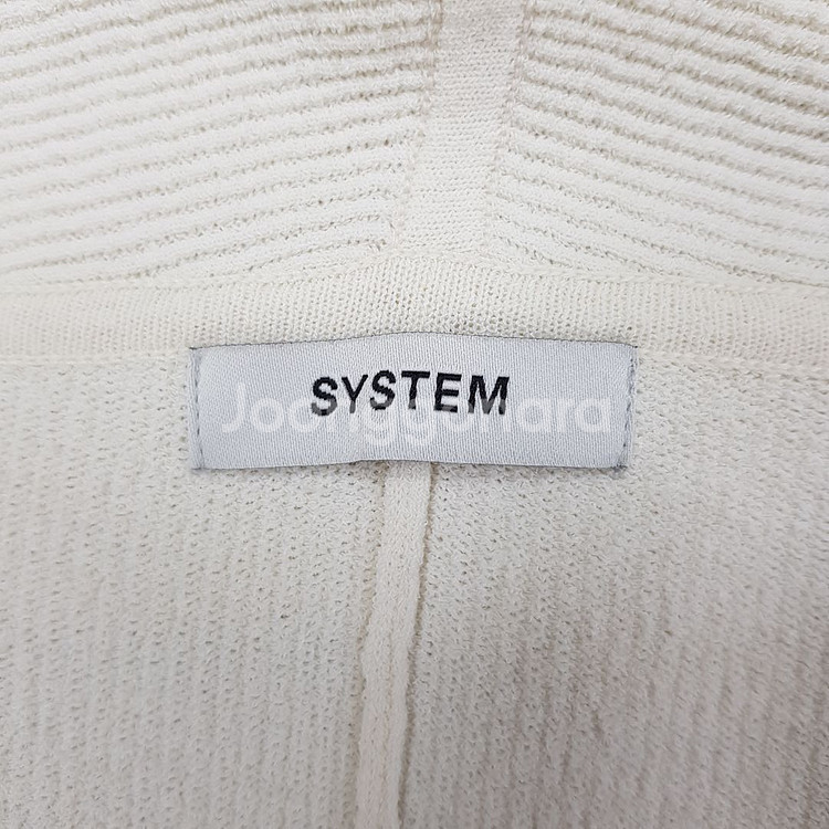 한섬 시스템 2022 AACENTRE22 카라 니트 베스트 F사이즈--5