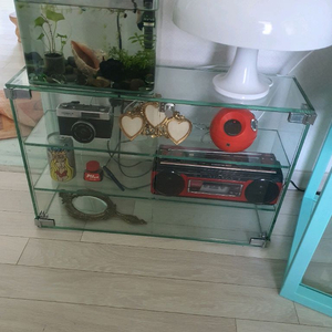 강화유리 디저트 보관함