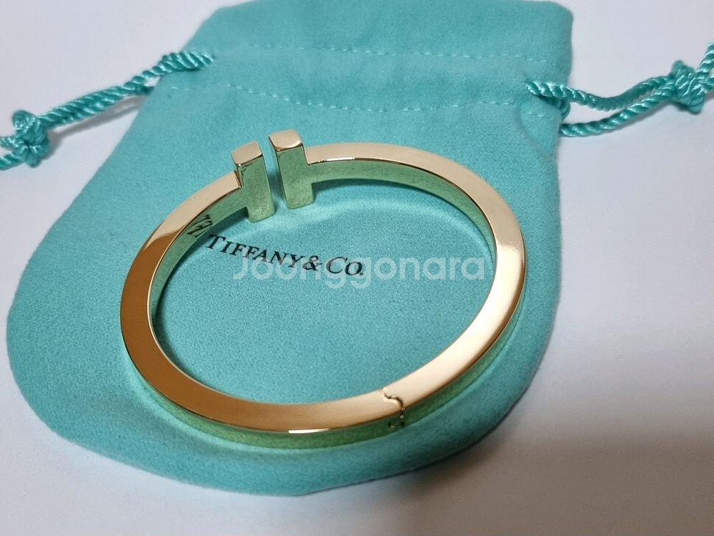 티파니앤코 정품 T 스퀘어 뱅글 팔찌--6
