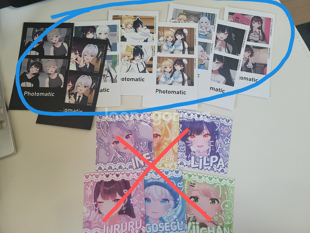 비마라 포카) 바인더 앨범 아이네 버전 이세계아이돌 Be My Light--3