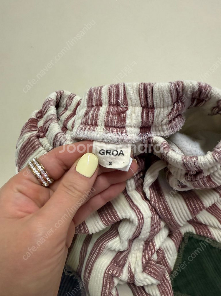 스트라이프 팬츠 8y--1