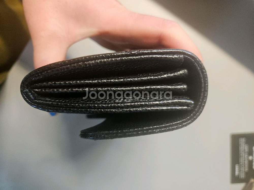 샤넬 캐비어 레더 장지갑--2