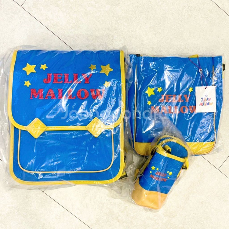 [새상품] 젤리멜로 젤리스타 스쿨 백팩 3SET (책가방+보조가방+물병가방)--0