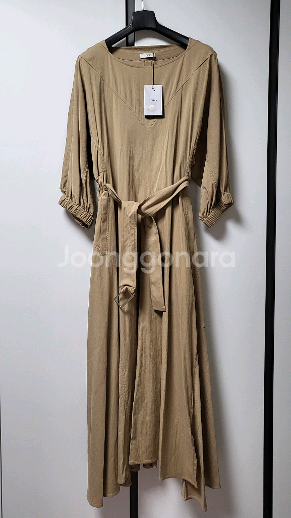 시스템 원피스 니트숄 세트--5