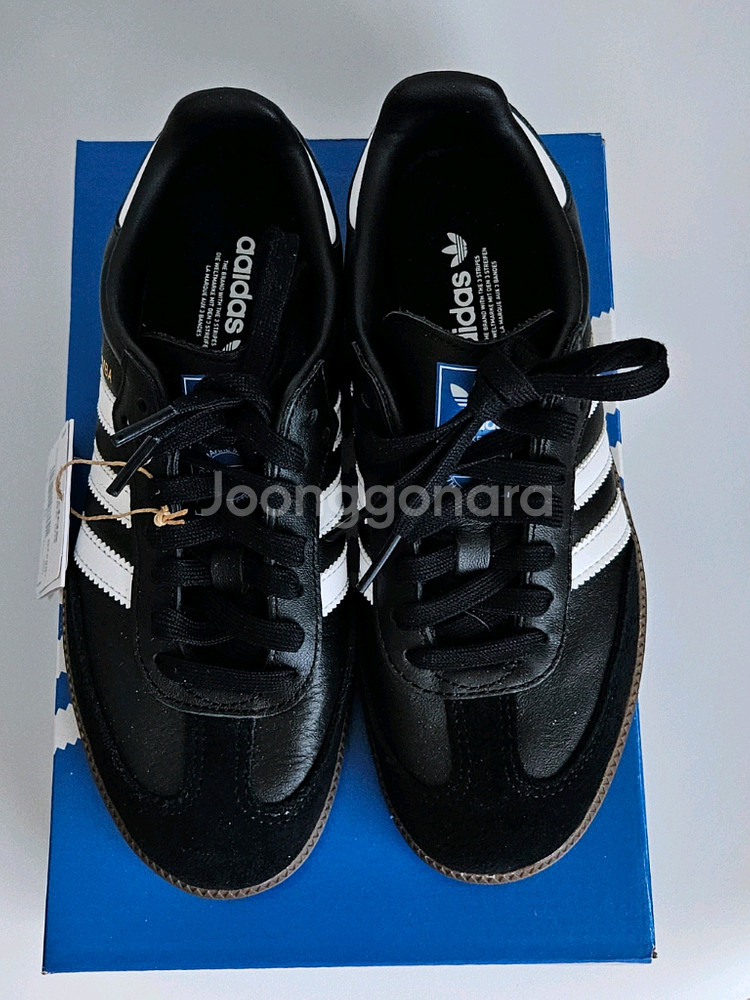 아디다스 삼바 OG 블랙 화이트 검( 230)--2