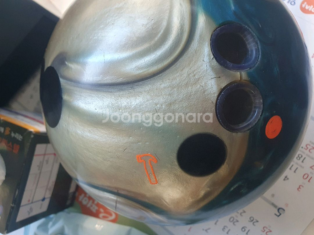 해머 raw 14파운드 볼링공 투핸드--1