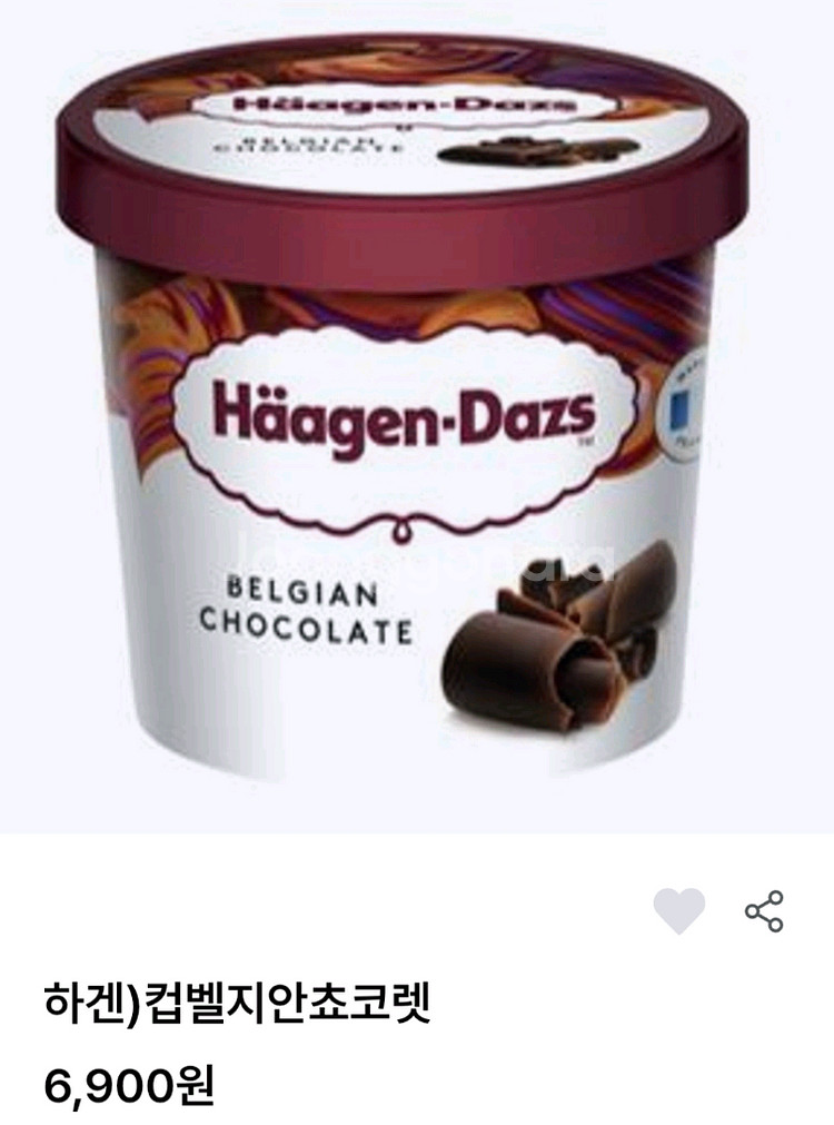 [20%] 하겐다즈 초콜릿 아이스크림(~12/3)--0