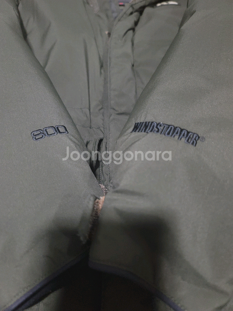 k2 여성 롱패딩 95사이즈 윈드스토퍼 800필--4