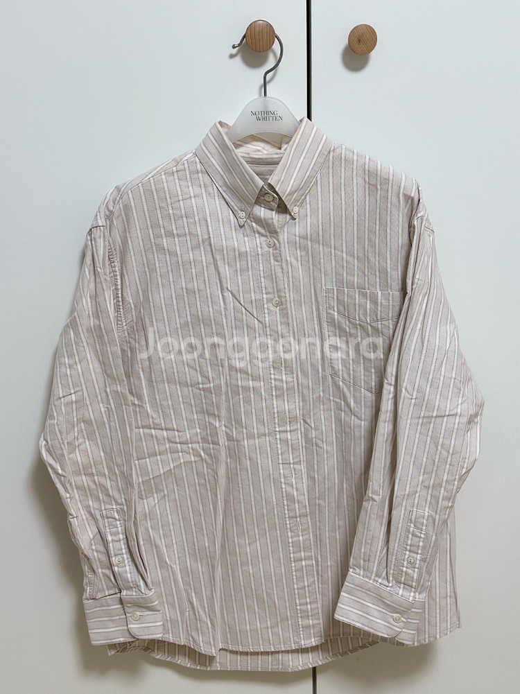 낫띵 리튼 스트라이프 셔츠--2