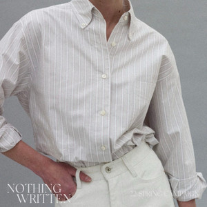 낫띵 리튼 스트라이프 셔츠