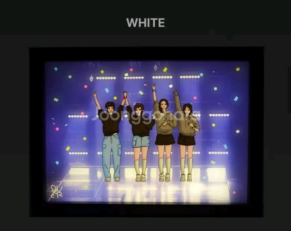 QWER [라이트 더 스테이지, 모니터 아크릴]--2