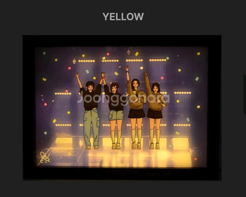 QWER [라이트 더 스테이지, 모니터 아크릴]--4