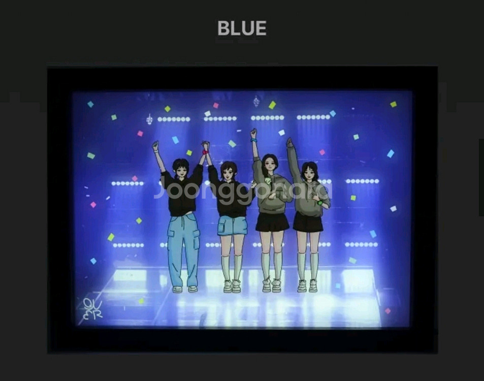 QWER [라이트 더 스테이지, 모니터 아크릴]--3