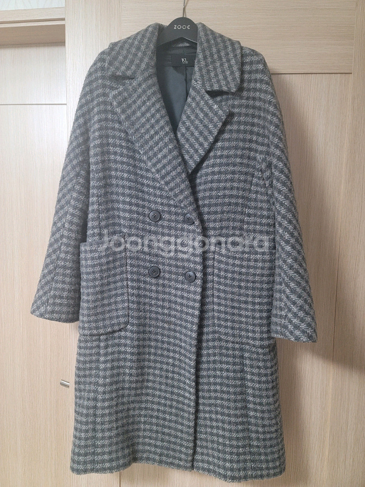 kl lynn 여성 울혼방 롱코트 66사이즈--0