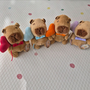 (새상품)카피바라 키링 4개 일괄