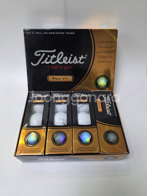 타이틀리스트 Pro V1 골프공 1더즌 (미사용)--0
