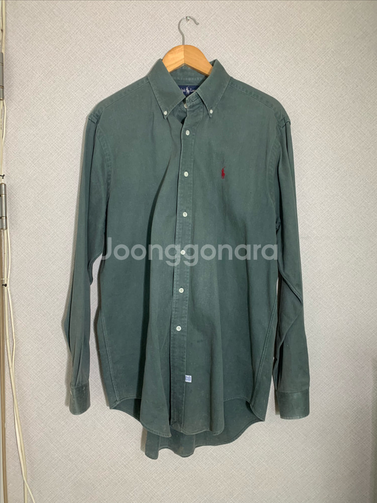 폴로 랄프로렌 카키색 셔츠 M--0