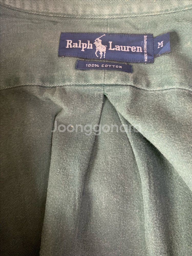 폴로 랄프로렌 카키색 셔츠 M--2