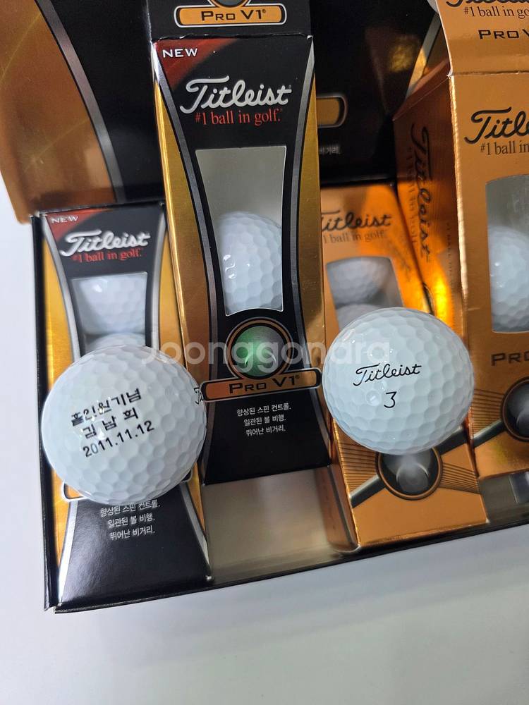 타이틀리스트 Pro V1 골프공 (미사용)--1