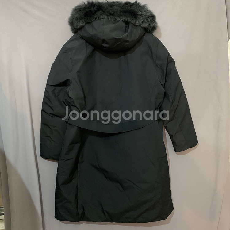 110 XXL 네파 여성 아르테 폭스퍼 구스다운 거위털 벨티드 롱패딩--2