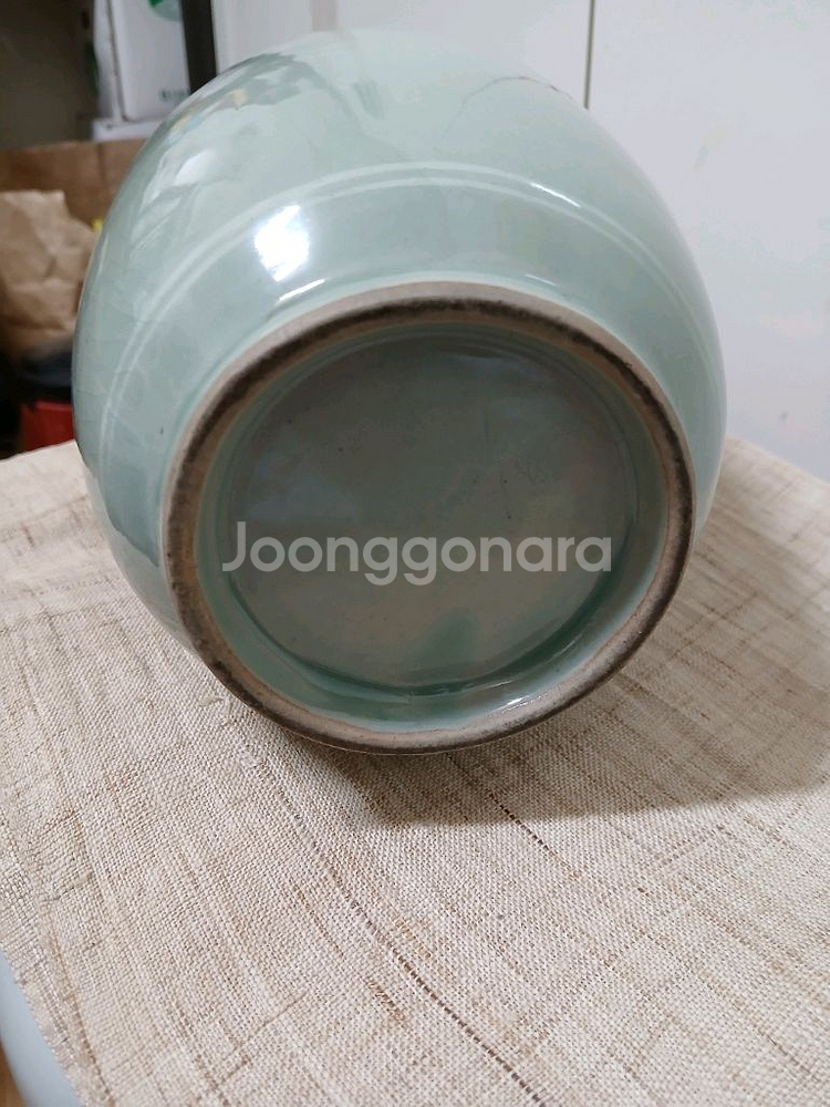 한자문자 도자기 꽃병--4