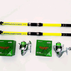 원투낚시대 30호대450 2대+5000번릴2대+릴줄 이미지