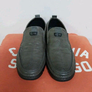 남성 CS 드라이빙슈즈, 천연 소가죽 스티치 슬립온 (250)