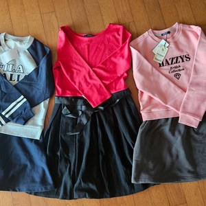 새상품)여아 155사이즈 드레스 3벌(폴로,헤지스,필라)