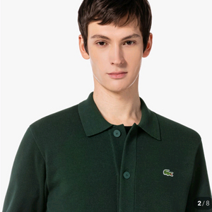 라코스테 남성 니트 가디건 팝니다