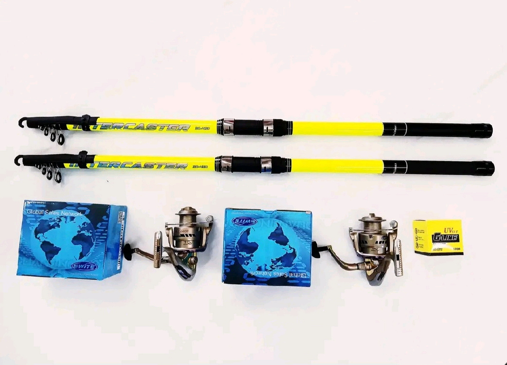 카본원투낚시대30호대450 2대+6000번릴2대+릴줄--0