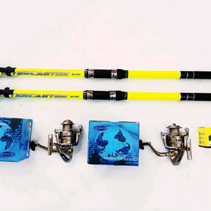 카본원투낚시대30호대450 2대+6000번릴2대+릴줄