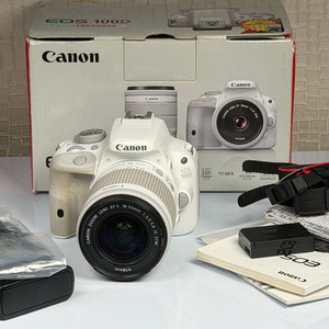 캐논 EOS 100D 화이트 DSLR 카메라