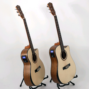 새제품 원목 탑솔리드 EQ 월넛 통기타