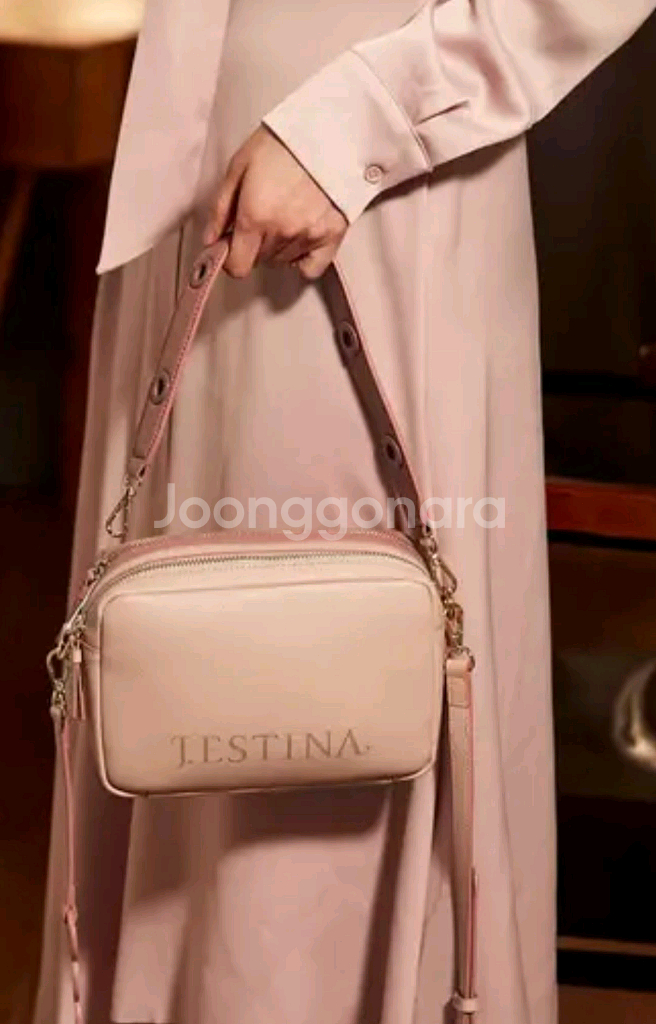 제이에스티나 MIA 미니 크로스백 핑크--0