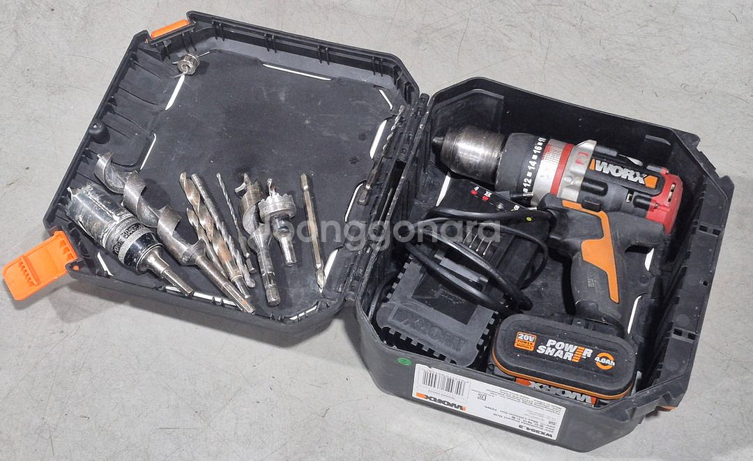 웍스 충전 슬래머 해머드릴 (WORX/ WX354-3) 중고 팝니다--0