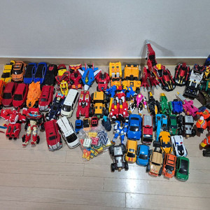 또봇 카봇 미니특공대 파워레인저 등 장난감 일괄