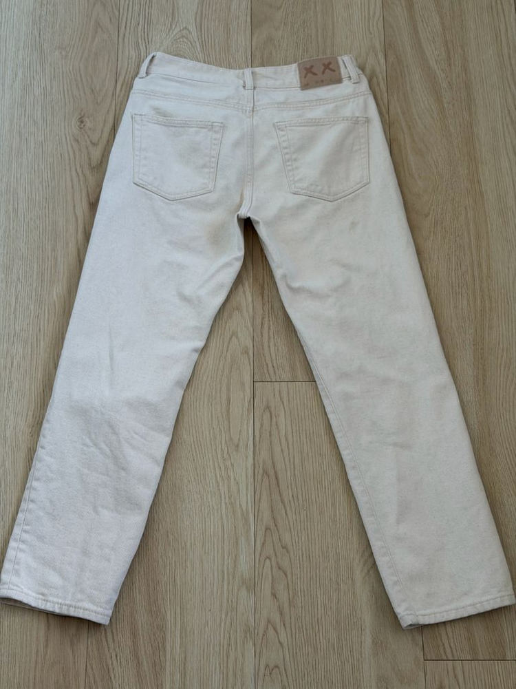 브랜디드 1931 크롭 스트레이트 크림진 30 이미지