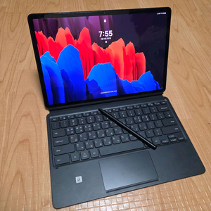 갤럭시탭 S7플러스 256기가 정품키보드케이스