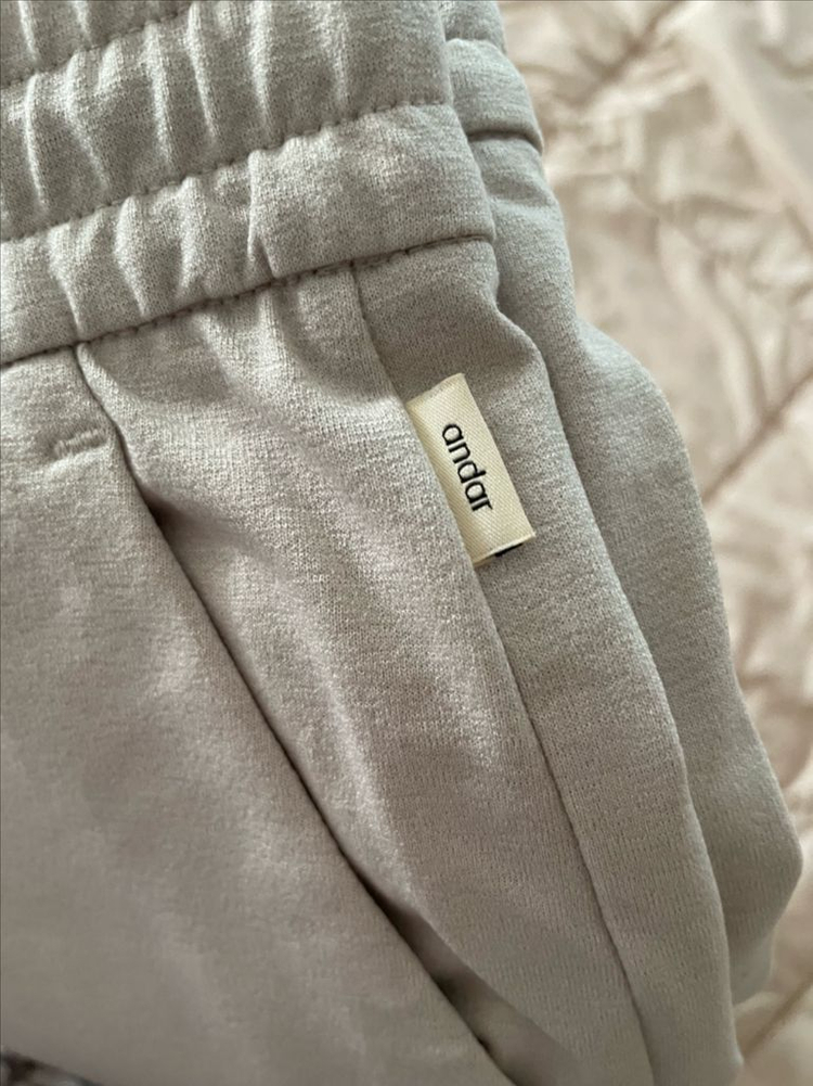 안다르 기모 와이드 팬츠 스몰 롱 사이즈 (새상품)--1