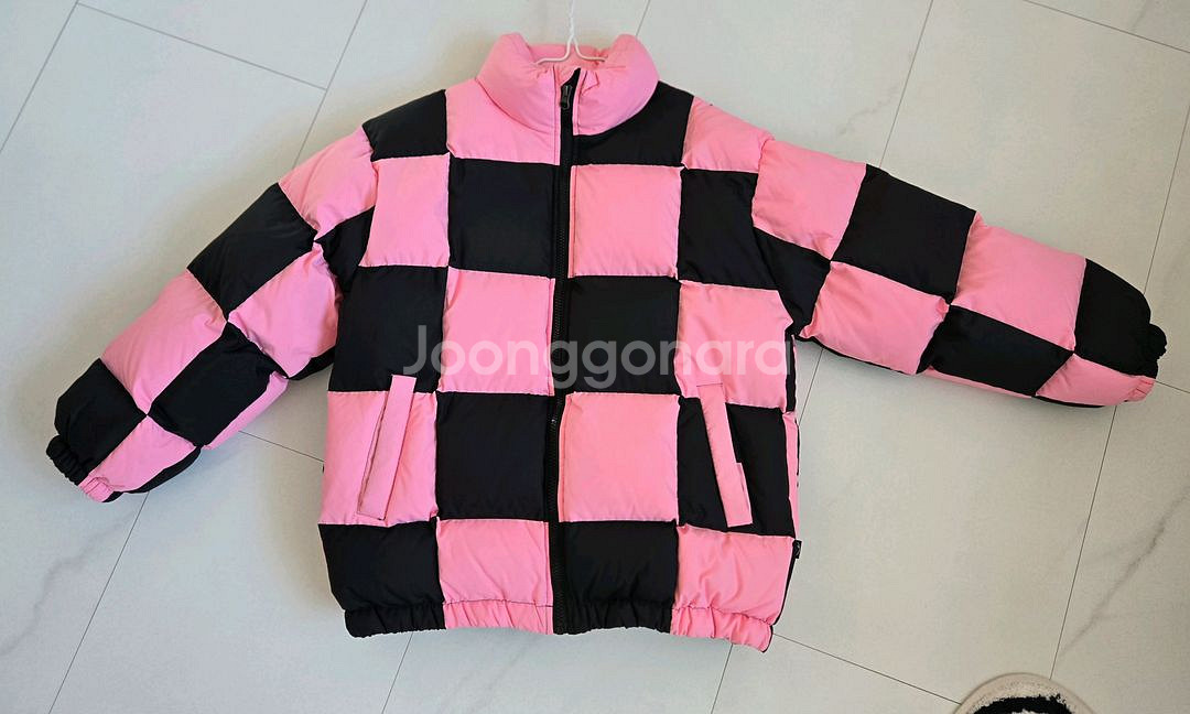 히로 빅체커 패딩 150--0