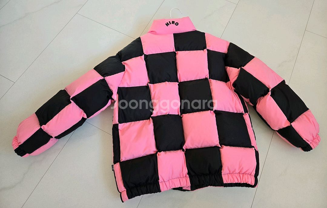 히로 빅체커 패딩 150--1