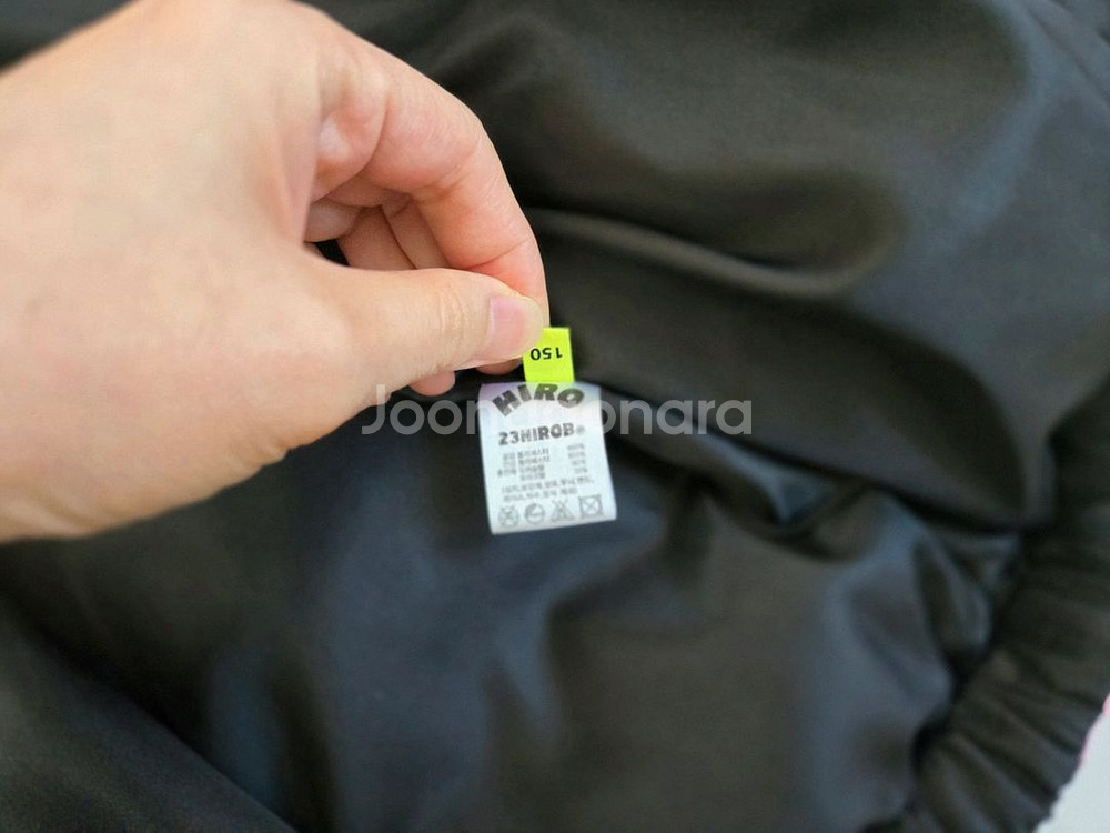 히로 빅체커 패딩 150--4