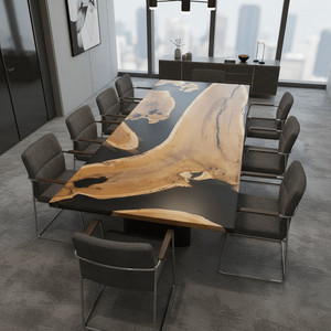 원목 대형 회의테이블