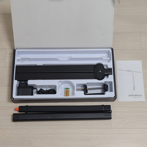 랜스타 더블 헤드 데스크 LED 와이드 스탠드 조명