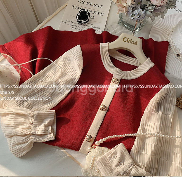 레드 원피스 새상품--2