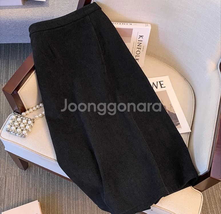 코듀로이 자켓+스커트 셋업 새상품(55-66)--3