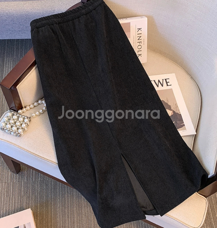 코듀로이 자켓+스커트 셋업 새상품(55-66)--4